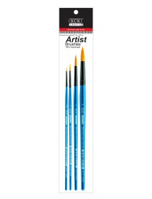KCK PREMIUM NYLON SHORT HANDLE ARTIST BRUSH - BR SH05